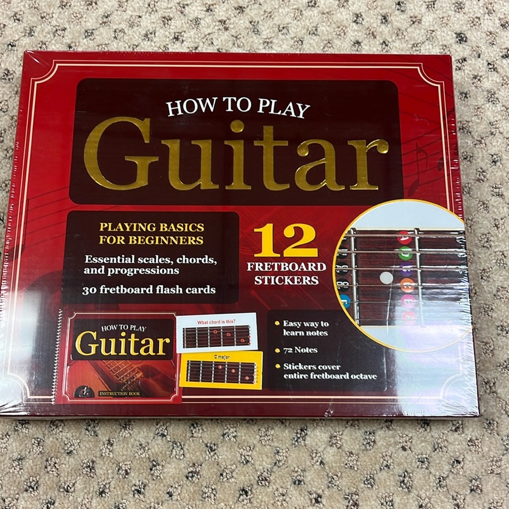 Brand new! How to play guitar set